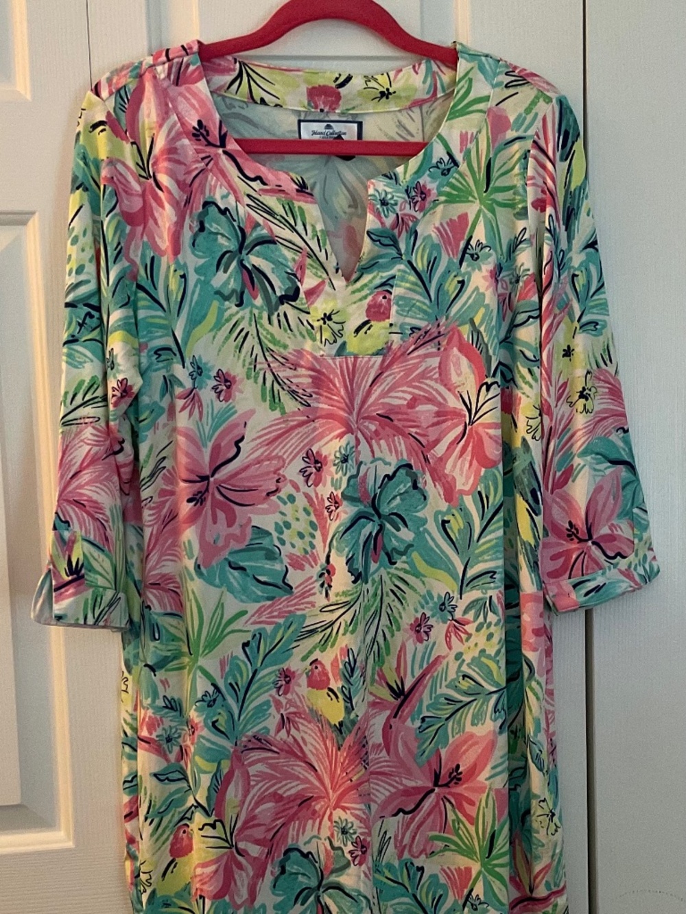 Stella Parker Island Collection Women’s Floral Dress Large